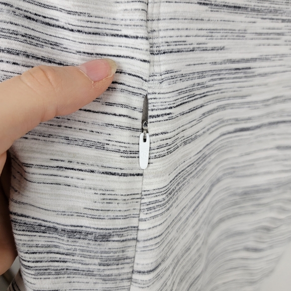 Lululemon Runderful Long Sleeve Space Dye Camo White Silver Spoon 10 - Picture 7 of 9